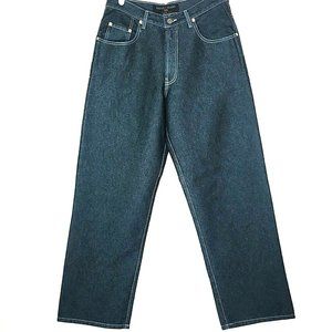 Vintage 90s Guess Urban Fit Blue Metallic Jeans